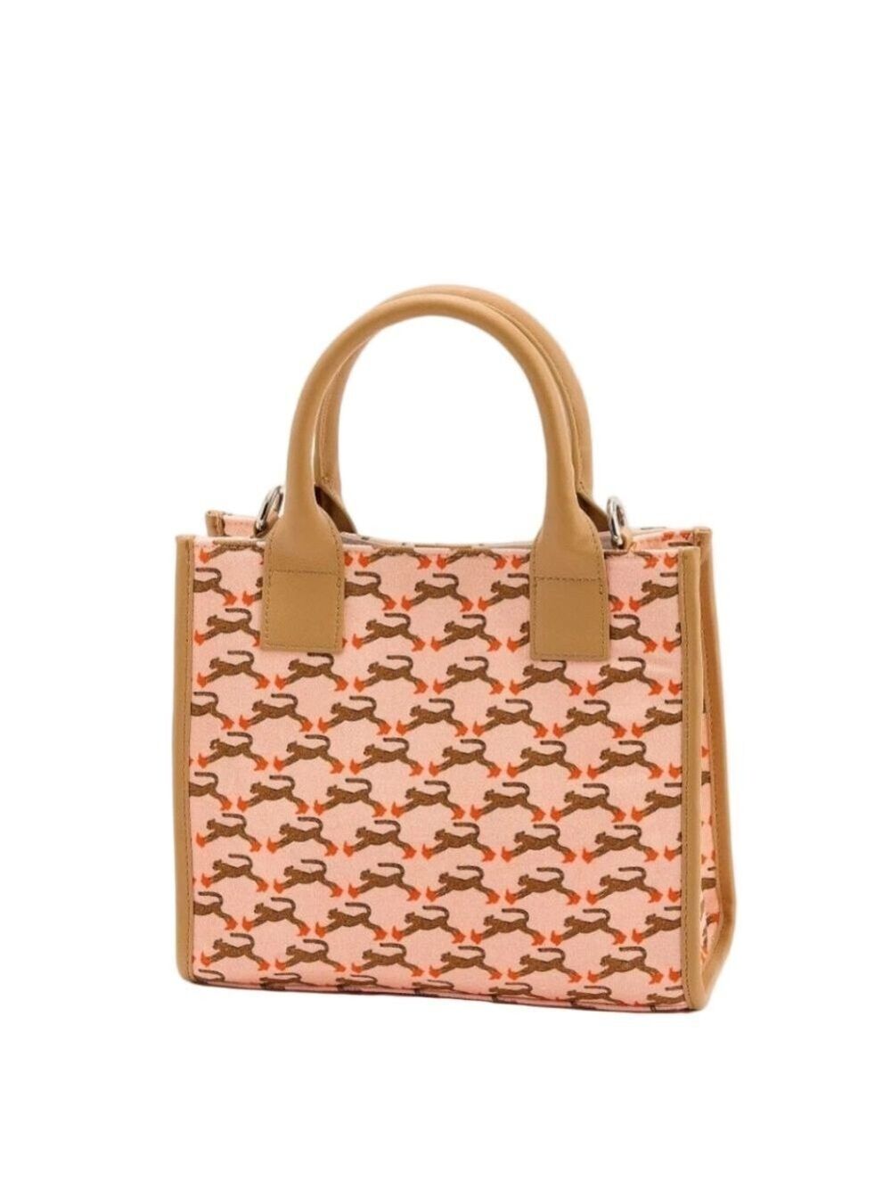 Bouffants & Broken Hearts Pink Cheetah Heel Mini Tote Crossbody - Picture 3 of 16